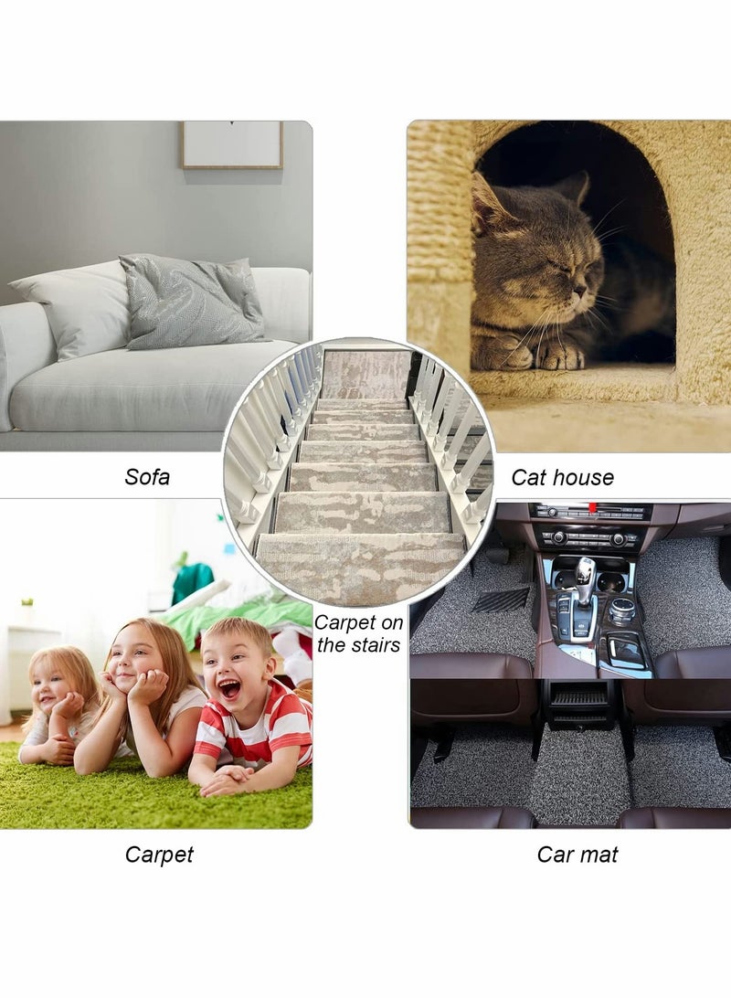 Pet Hair Remover, Lint Roller for Pet Hair, Portable Lint Remover Shaver, Uproot Cleaner Pro Pet Hair, Carpet Scraper, Suitable for Couch, Carpet, Car Mat, Clothes - Image 4