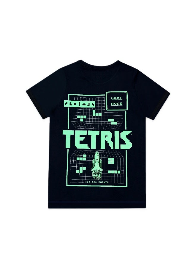 ترو كير تيشيرت قطن % بأكمام قصيرة للأولاد بتصميم تترس - Image 3