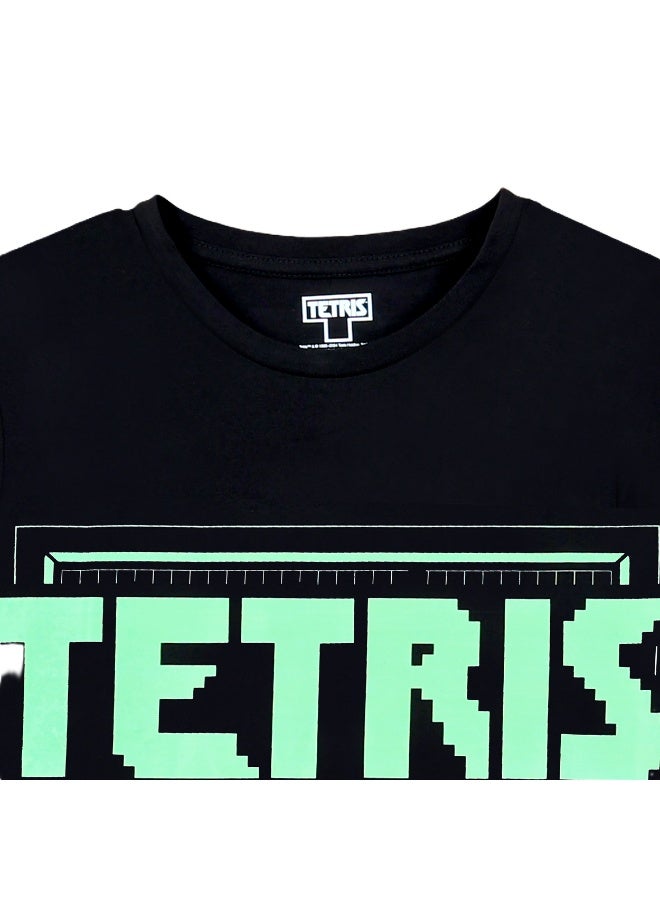 ترو كير تيشيرت قطن % بأكمام قصيرة للأولاد بتصميم تترس - Image 4