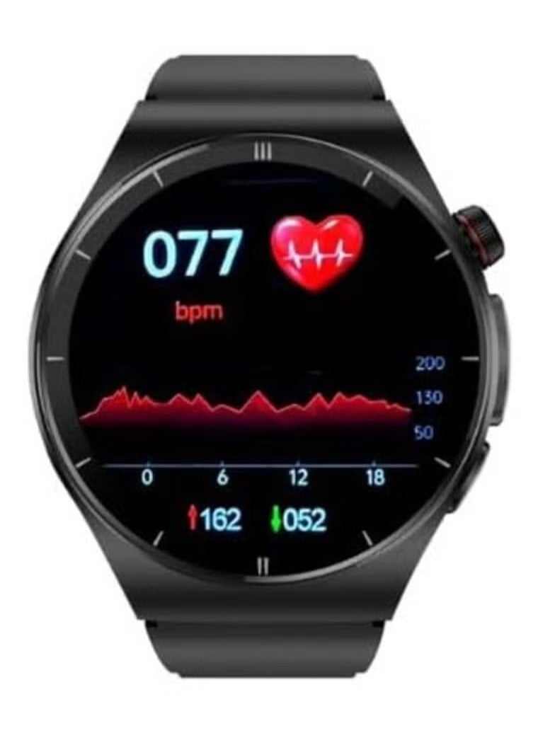 Haino Teko ST-2 Smart Watch 19mm Black | Stylish, Sleek Design, Fitness Tracker, Heart Rate Monitor, Sleep Tracker, Bluetooth Call, IP68 Waterproof, Compatible with iPhone & Android - Image 1