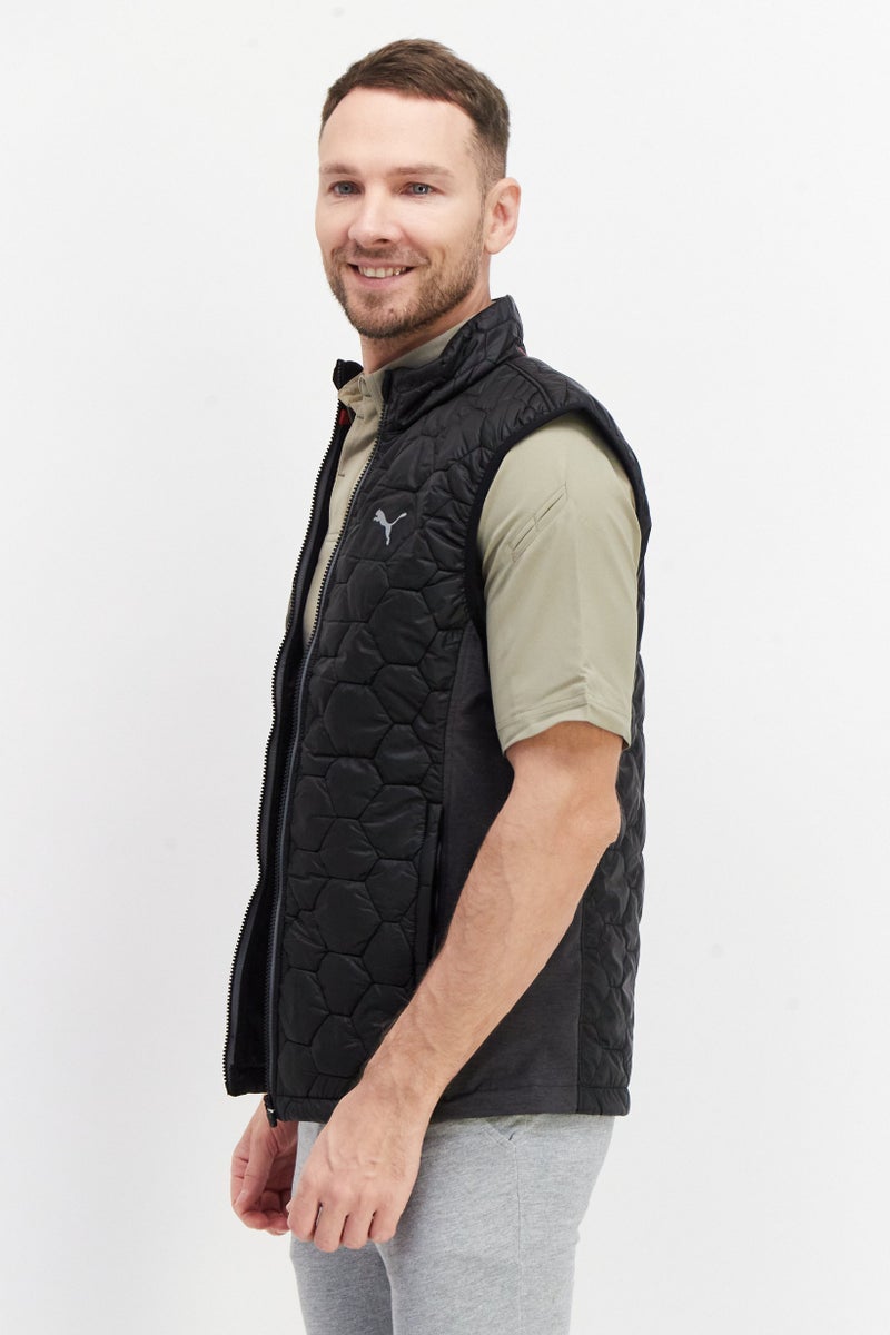 PUMA سترة سترة مبطنة رياضية للرجال من كلاودسبون، سوداء - Image 2