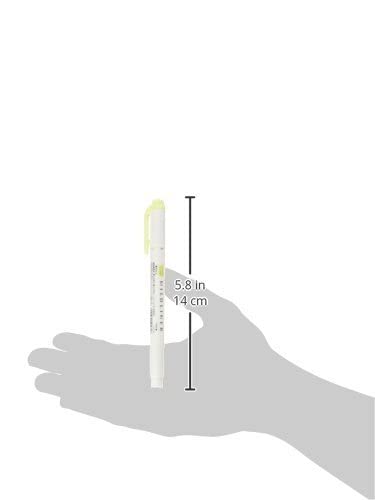 Zebra Highlighter Mildliner, Mild Yellow (WKT7-MY) - Image 2