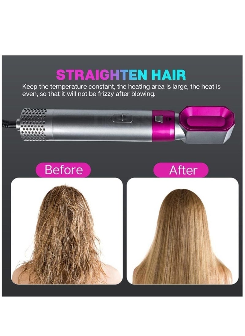 ELTRAZONE أداة تصفيف الشعر Airwrap 5 في 1 مجفف شعر فرشاة هواء ساخن مصفف شعر مكواة شعر سلبية الأيونات مكثف شعر مكواة تجعيد الشعر فرشاة لف هواء ساخن - Image 4