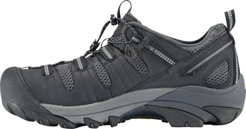 KEEN Utility Men's Atlanta Cool Low Steel Toe Work Shoe, Black/Dark Shadow, 10 Wide US - Image 4