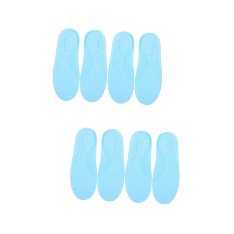 4 Pairs Sports Insoles Breathable Soft Flexible Sweat Absorbing For Boys Girls - Image 2