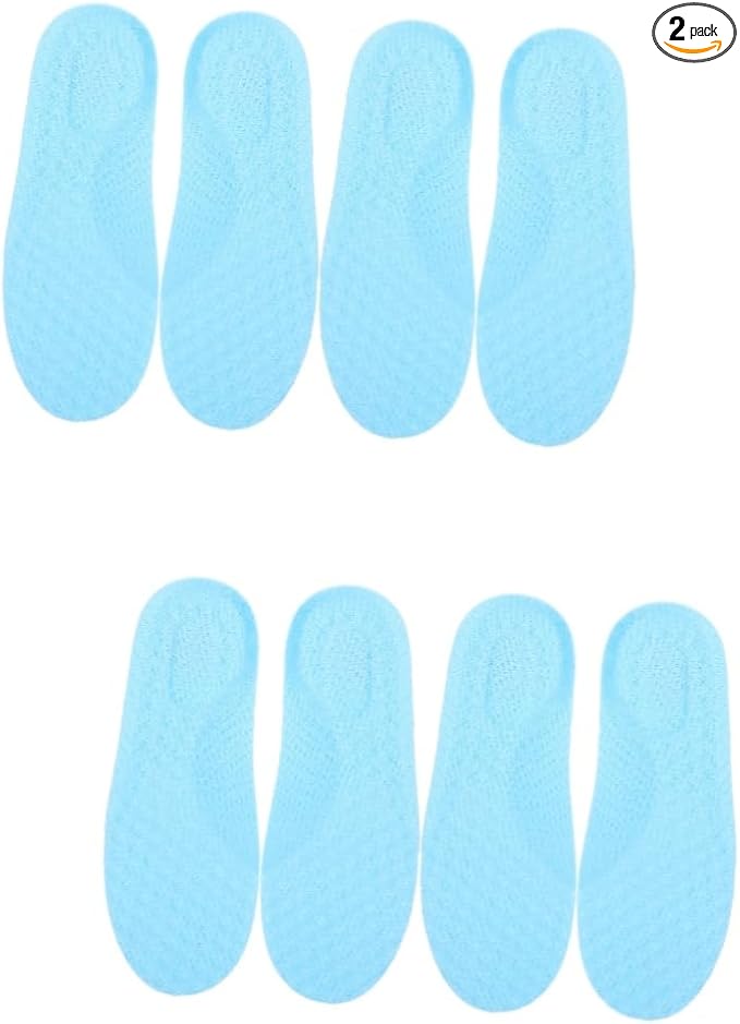 4 Pairs Sports Insoles Breathable Soft Flexible Sweat Absorbing For Boys Girls - Image 1