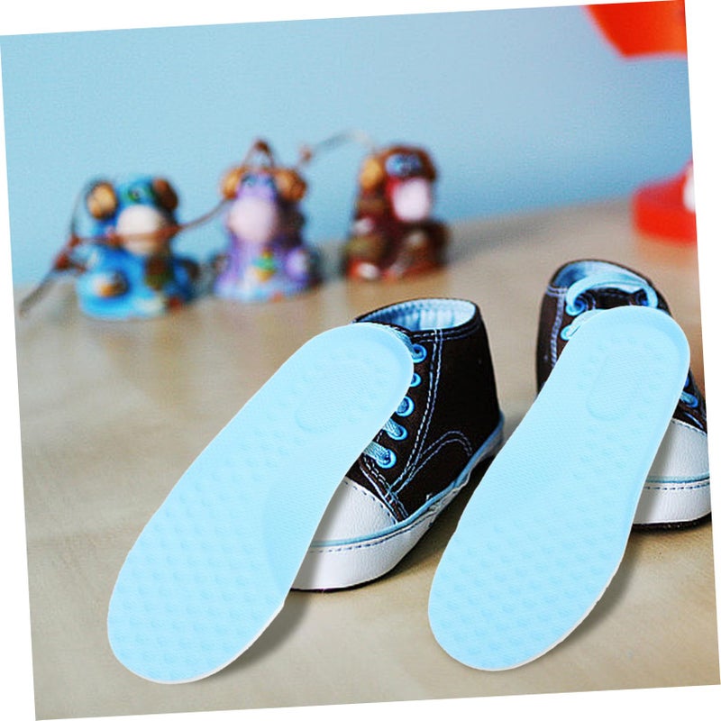 4 Pairs Sports Insoles Breathable Soft Flexible Sweat Absorbing For Boys Girls - Image 4