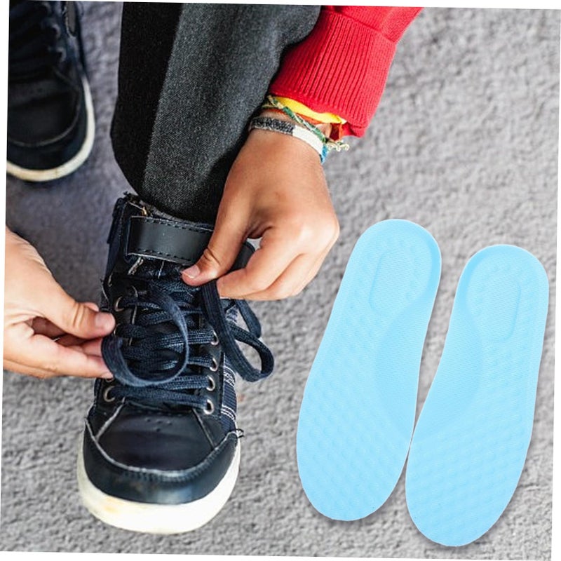 4 Pairs Sports Insoles Breathable Soft Flexible Sweat Absorbing For Boys Girls - Image 5