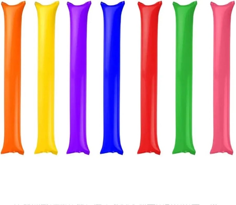 Red Thunder Sticks 80pcs Cheerleading Noisemakers for Basketball Football Sporting Events - Image 3