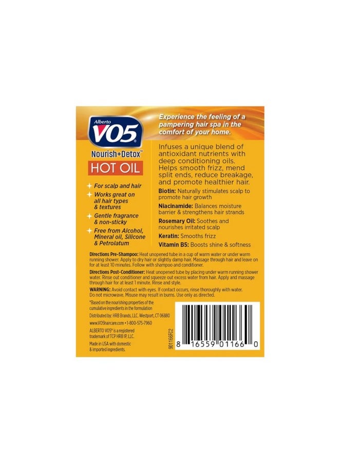 Alberto VO5 - Vo5 Hot Oil Therapy Treatment 2 Count 0.5 Ounce (14ml) (3 Pack) - Image 1