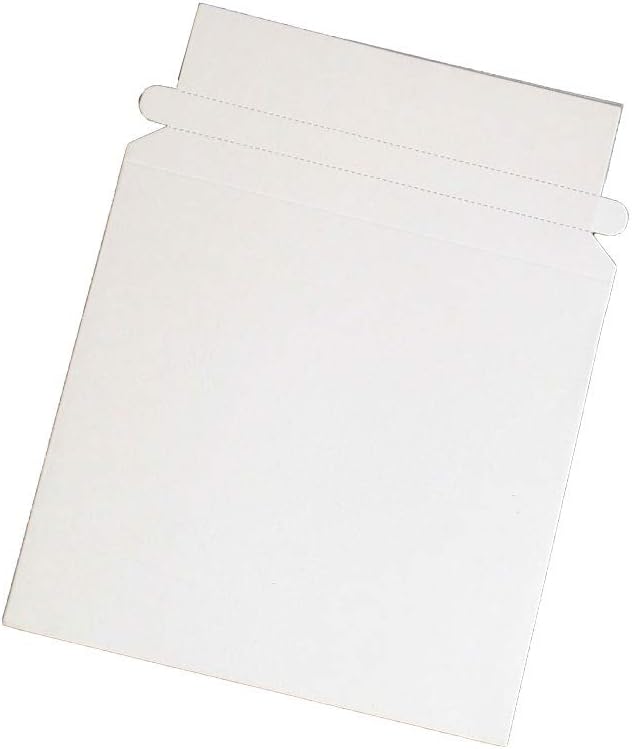 Maxtek CDDVD Disc White Cardboard Mailers 6 x 6 38 Inches Self Seal Adhesive Flap 25 Pack - Image 2