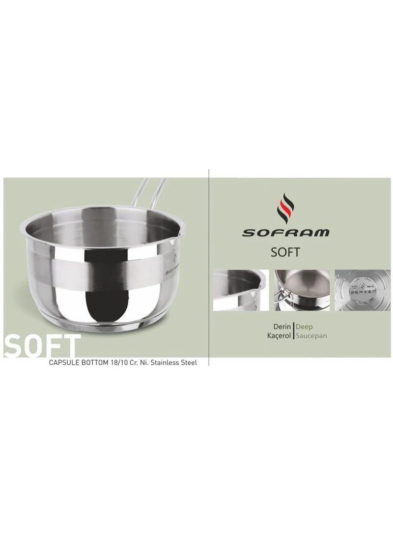 Sofram STANLESS STEEL DEEP SAUCEPAN 16 CM  - Image 3