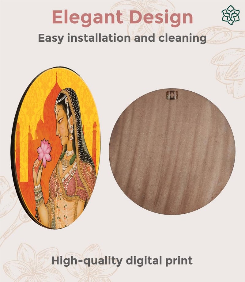MaatirDesigns Taj Mahal mumtaz Wall Decor Plate - Image 3