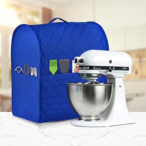 NALAN Stand Mixer Cover compatible with Kitchenaid Mixer, Fits All Tilt Head & Bowl Lift Models,Pure Cottot,Fine, Soft, Not Easy to Fade, Not Easy To Pilling. (Fits for 4.5-Quart and All 5-Quart, Blue) - Image 5