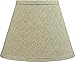 Aspen Creative Aspen Creative 58911, Empire Uno Lamp Shade, Beige, 5" Top x 9" Bottom x 7" Slant Height, Slip UNO 33mm  - Image 2