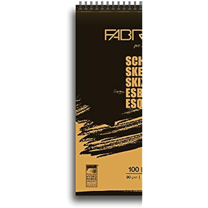 FABRIANO BLOCK SCHZZI SPIRAL 90GSM A3, 100 SHEETS (SPIRAL BOUND PADS WITH MICROPERFORATED SHEET) PALE IVORY - Image 2