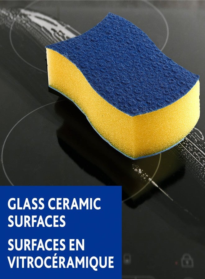 Vileda Scrunge Glass Ceramic Stovetop No-Scratch Scrub Sponge (Pack of 4) - Image 2