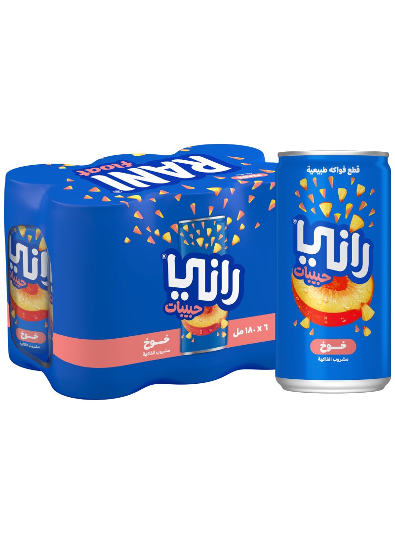 Rani Float Peach Mixed Fruit Drink 6 x 180ml - Image 2