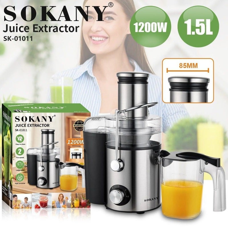 Sokany Juicer 1200W 2 Speeds SK-01011 - Image 3