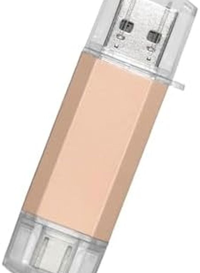 2 In 1 USB Flash Drive 16GB Gold Dual Type C And USB 20 Pen Drive Memory Stick - Image 2