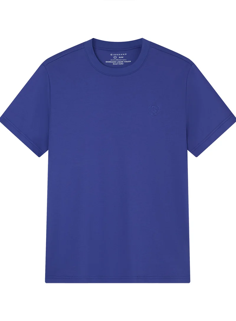 Giordano  Men's Slim Fit Liquid Touch Cotton Crew Neck Tee for Men | Best Price UAE