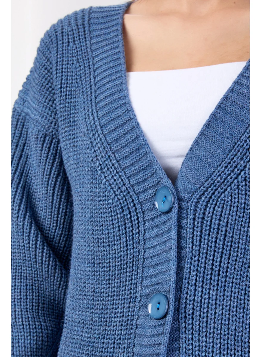 Tofisa 23705-INDIGO Knitwear Cardigan