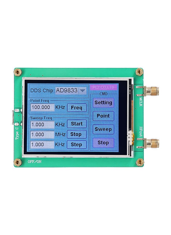 Touching Screen DDS Module Signal-Generator 10Bit DAC Sinewave Squarewave Triangularwave Signal Generator Module