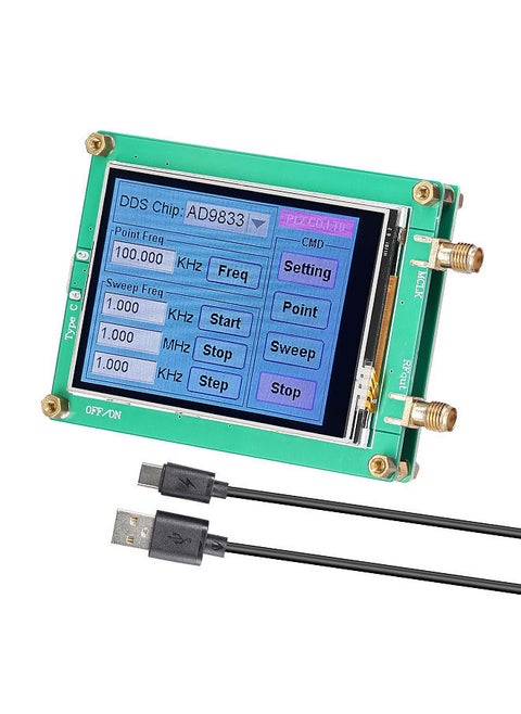 Touching Screen DDS Module Signal-Generator 10Bit DAC Sinewave Squarewave Triangularwave Signal Generator Module