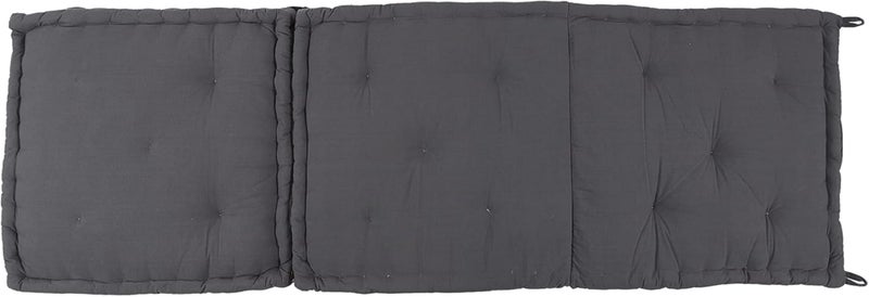ATOOTFUSION Cotton Tri-fold Floor Mattress, 24x24 to 24x72 Inches, Grey, 3-Piece Quilted Cushion for Guests, Picnic, Tavelling Seating Lounge Mattress - Image 4