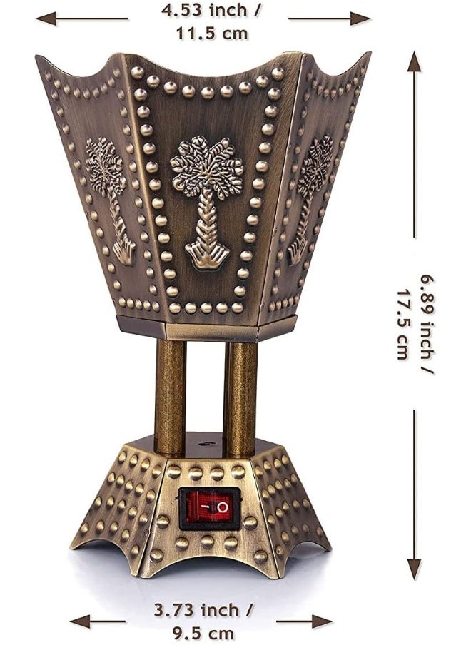 AL MADINA Alsaqer Electric Bakhoor Burner Mabkhara Madkhan Oud Burner Incense Bakhoor Burner ()  - Image 2