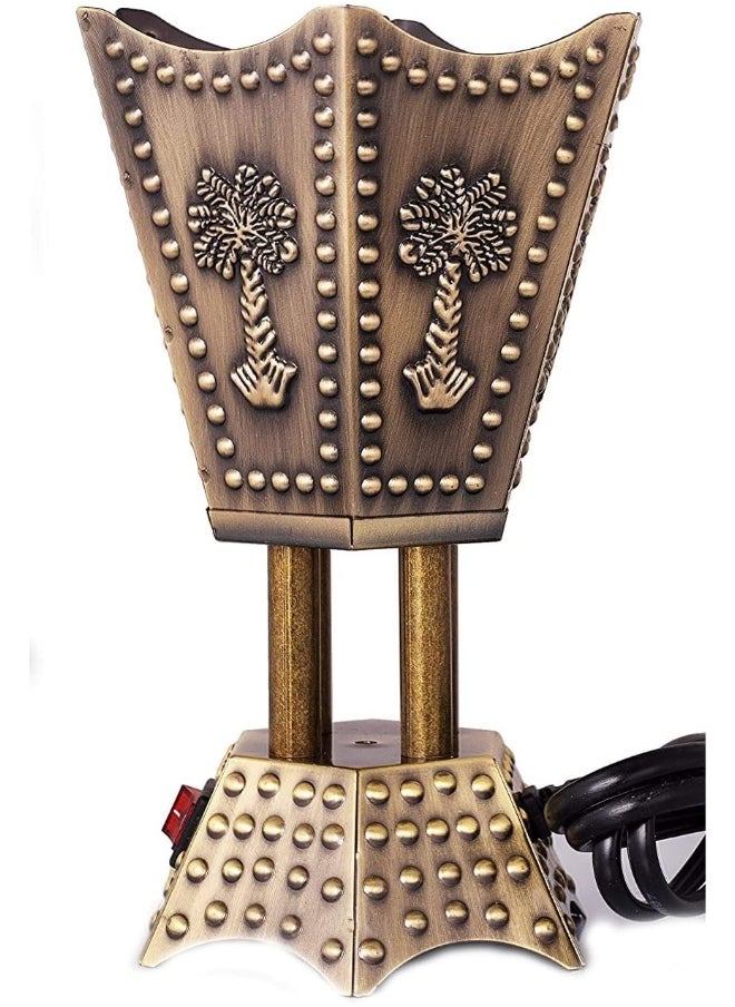 AL MADINA Alsaqer Electric Bakhoor Burner Mabkhara Madkhan Oud Burner Incense Bakhoor Burner ()  - Image 1