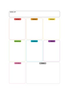 Generic Long White Weekly Planner Refrigerator Magnet Strong Dry Erase Magnetic Planner Monthly And Weekly Planner, Anti-Fouling Magnetic Whiteboard Calendar, Magnetic Calendar Message Board Dry Erase Soft Whiteboard  - Image 1