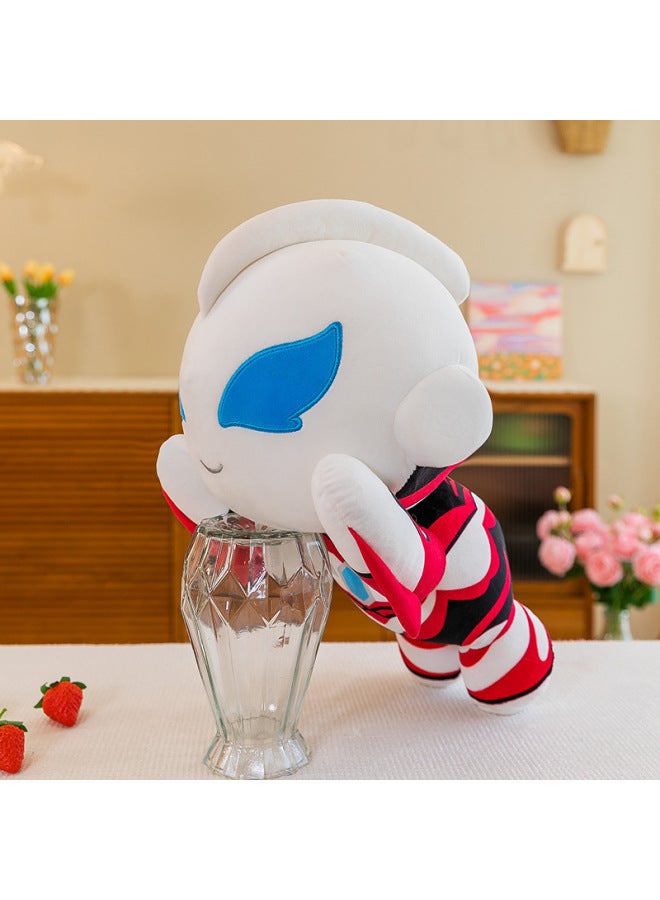 Ultraman Plush Toy Doll Q Version Standing Ultraman Children Doll Birthday Gift Wholesale-Color:Jedeultraman-Height:60cm - Image 1