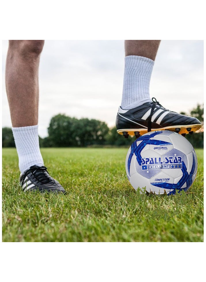 Spall Football Soccer Ball For Matches World Cup Best Indoor/Outdoor Water Proof Ball For Professional Training And Match Men And Women Youth And Adult - Image 2