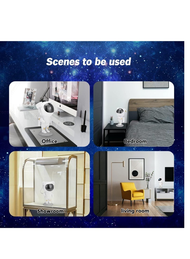 ELTRAZONE Star Projector Night Lights,Kids Room Decor Aesthetic,Astronaut Nebula Galaxy Projector Night Light,Remote Control Timing and 360°Rotation Magnetic Head,Lights for Bedroom,Gaming Room Decor - Image 2