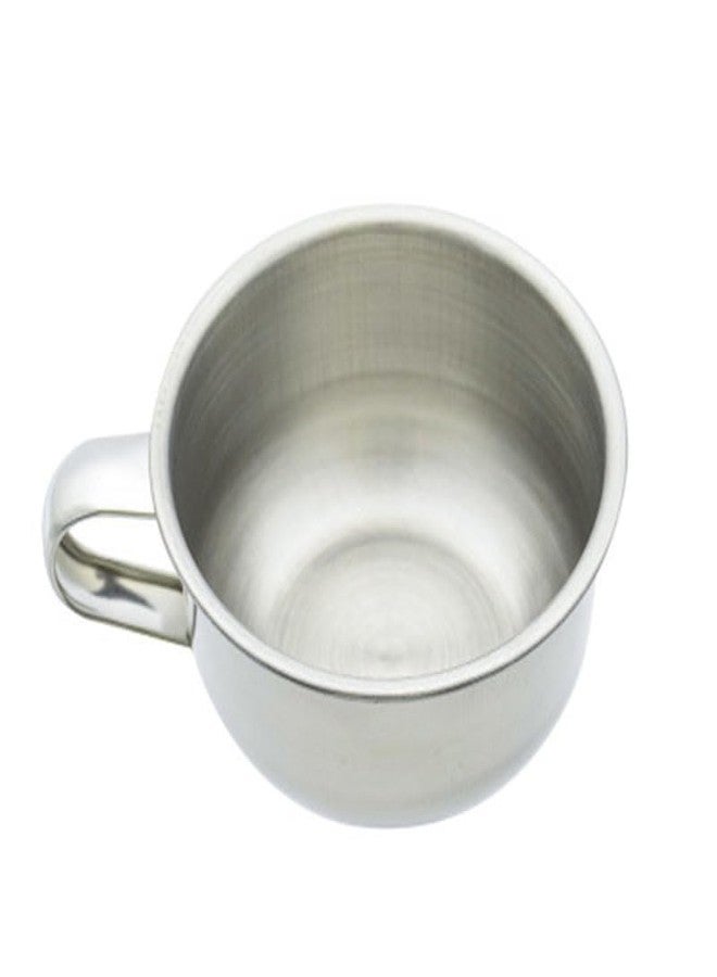 lasenersm 1 Piece Stainless Steel Shaving Soap Bowl with Handle Shaving Soap Mug Bowl Shaving Bowl Shaving Foam Bowl Shaving Cream Bowl For Men, 3.46 x 1.97 Inches, Silver - Image 4