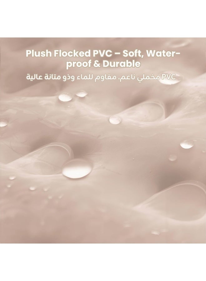 عربست مرتبة هوائية مزدوجة | مضخة هواء مدمجة | نفخ وتفريغ بلمسة واحدة | مادة PVC مخملية ومقاومة للماء | إضاءة LED | سعة التحمل: 300 كجم | تتضمن وسادة، طقم إصلاح، وحقيبة تخزين | 200 × 152 × 25 سم | مناسبة للمنزل، التخييم، والسفر - Image 4