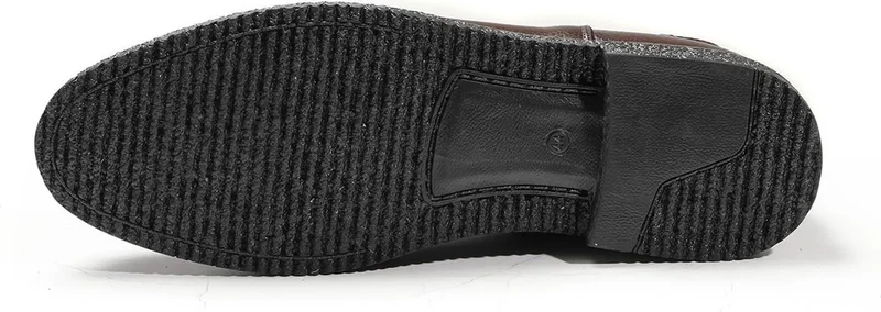 Dufy Brown Men's Leather Flat Boots