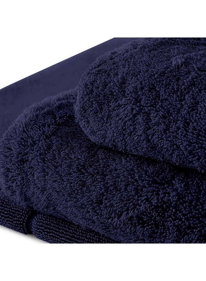Lavish Touch 100% Combed Cotton Washcloths (12 Pack, 33 x 33 cms) - 600 GSM, Face towel Set Highly Absorbent Quick Dry and Soft Towels - Image 3