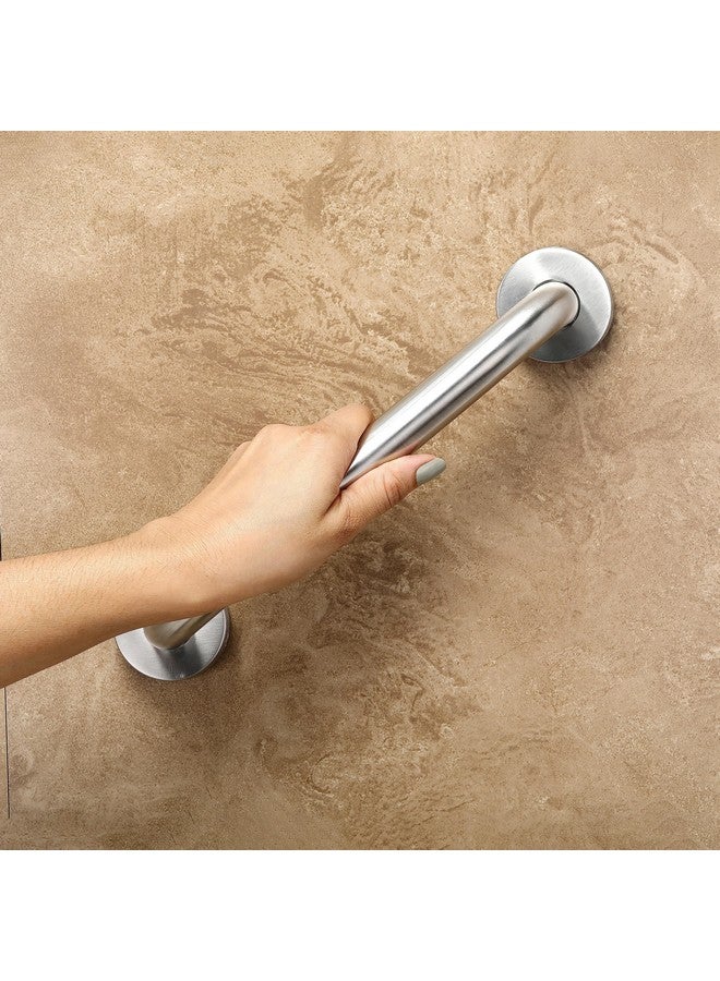 Fortune شريط دعم من الفولاذ المقاوم للصدأ FORTUNE للحمام وحوض الاستحمام مثبت على الحائط - مقبض توازن - قضيب منشفة - (8 بوصة، عبوة من 1) - Image 2