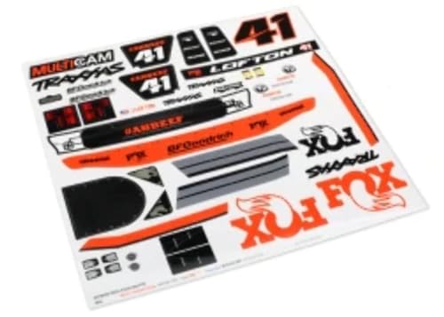 TRAXXAS ملصقات تراكساس 8515 إصدار فوكس للسباق الصحراوي غير المحدود باللون الأبيض - Image 1