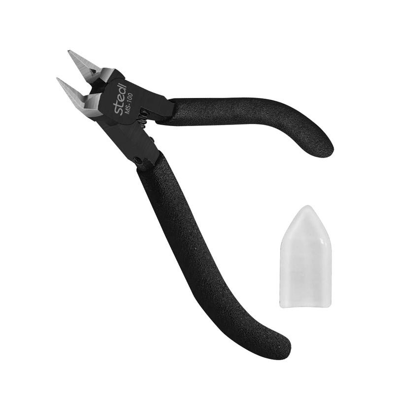 stedi 4.7-inch Model Nipper, with Sharp Thin Blade and Blade Case Plastic Model Tools, Sprue Cutter for Gundam Building Repairing and Fixing, Black - Image 1