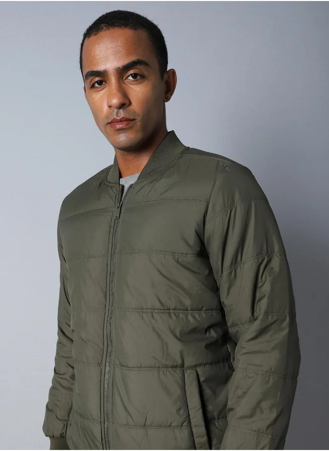 هاي ستار Men Olive Jackets