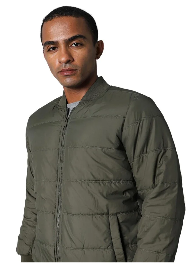 هاي ستار Men Olive Jackets