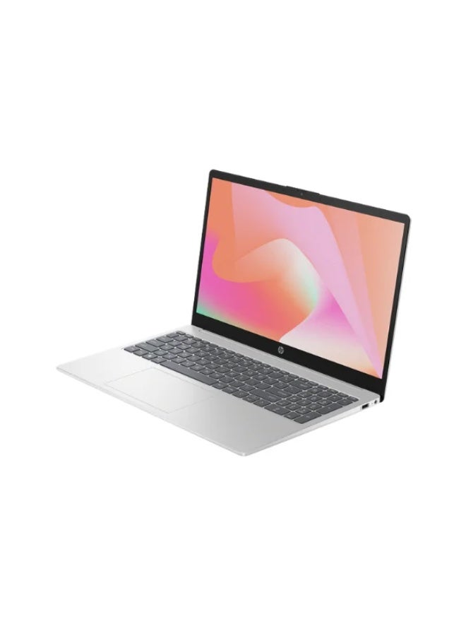 HP 15-FD0557NIA Intel Core i7-1355U​ 512​GB SSD 8​GB Ram Intel Iris Xe Graphics​ 15.6'' Inch FHD - Natural silver English/Arabic Natural silver - Image 2