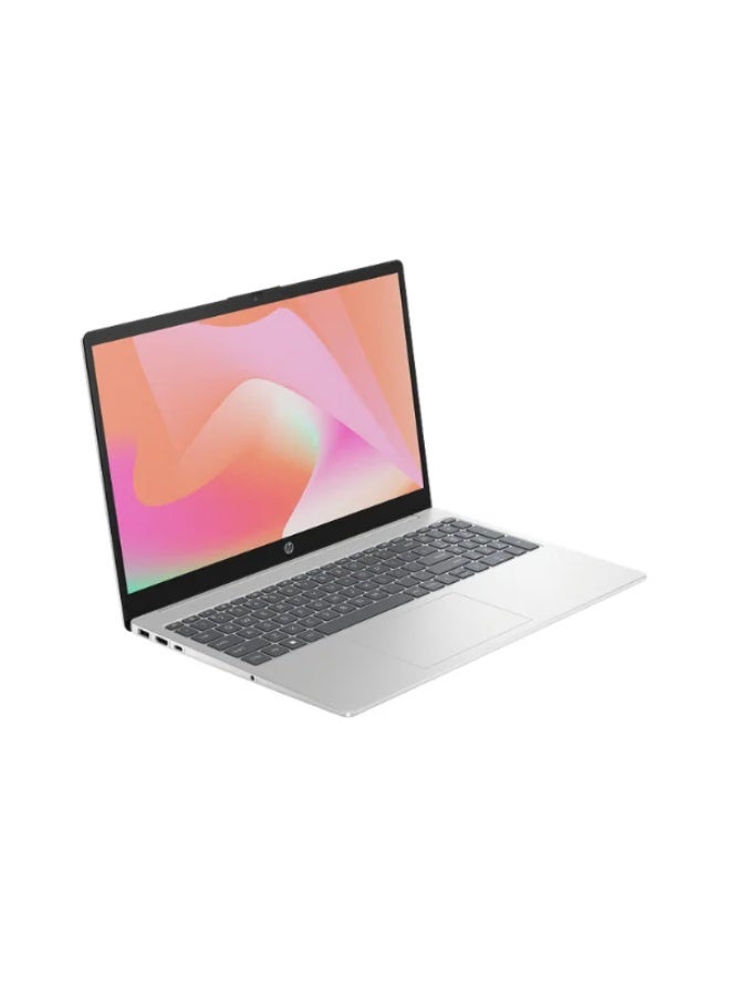 HP 15-FD0557NIA Intel Core i7-1355U​ 512​GB SSD 8​GB Ram Intel Iris Xe Graphics​ 15.6'' Inch FHD - Natural silver English/Arabic Natural silver - Image 3