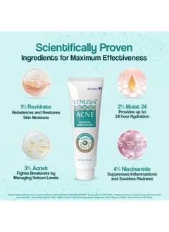 VENUSIA Acne Lotion By Dr. Reddy'S |Non-Comedogenic & Oil Free Lotion | Sebum Control | Easy To Apply And Quick Absorption - 75Gm - Pack Of 2  - Image 3