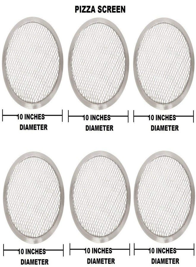 THW FOR COMMERCIAL USE OF HOTELS AND RESTAURANTS 10 Inches Aluminium Pizza Screen- set of 6 pieces - Image 2