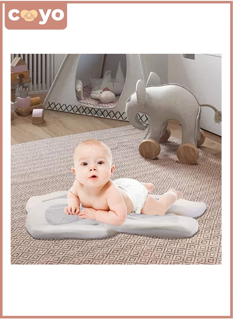 COYO Baby Bath Flower For Infants Warm & Cozy Bamboo Flower Bath Baby will love Blooming Bath Flower Fits Bathtub Sink Supports Newborns Lotus Flower Mat Travel Bag  - Image 4