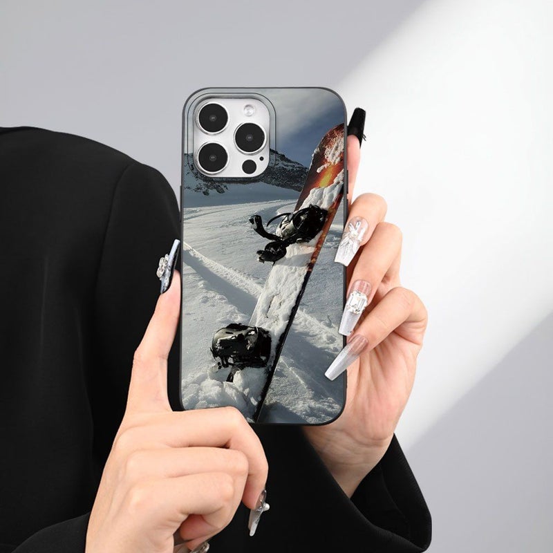 هاتف ملون 1 من مزيج الألوان لجهاز iPhone 14، غطاء حماية مقاوم للخدوش وعصري وبسيط - Image 1